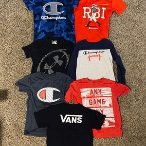 Champion/UA/Vans shirt lot